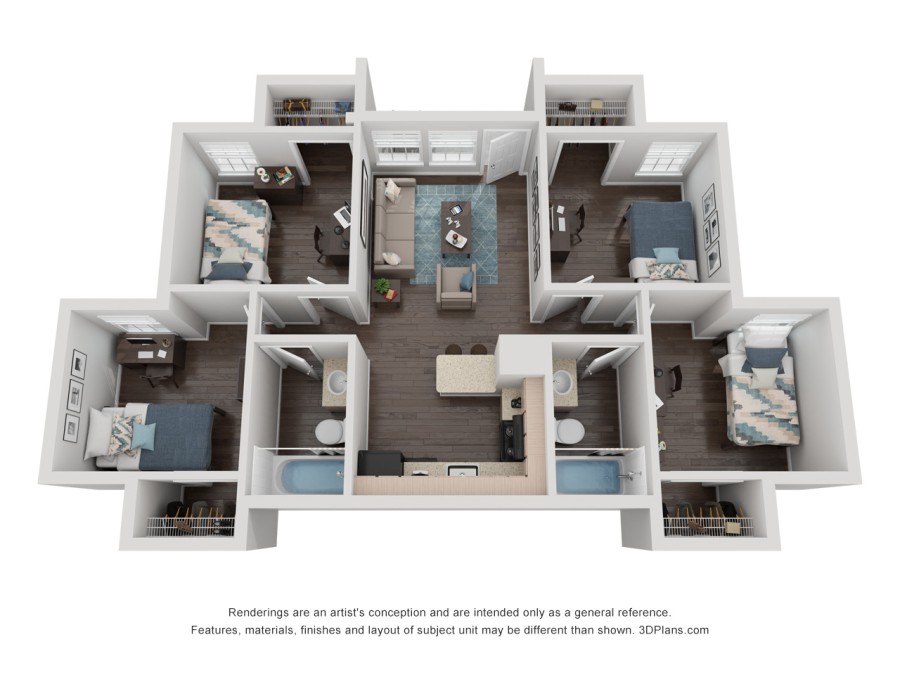 University Forest UHCL Four Bedroom Two Bathroom