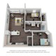 University Oaks UTSA Two Bedroom One Bathroom