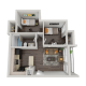 University Pines UTT Two Bedroom One Bathroom