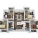 Centennial Court UTA Four Bedroom Two Bathroom