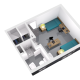 Semi private suite Hunt Hall and Martin Hall MCM1