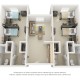 University Place NSU II Two Bedroom Two Bathroom Shared