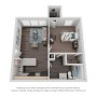 University Meadows UMSL One Bedroom Furnished