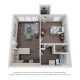 University Meadows UMSL One Bedroom Furnished