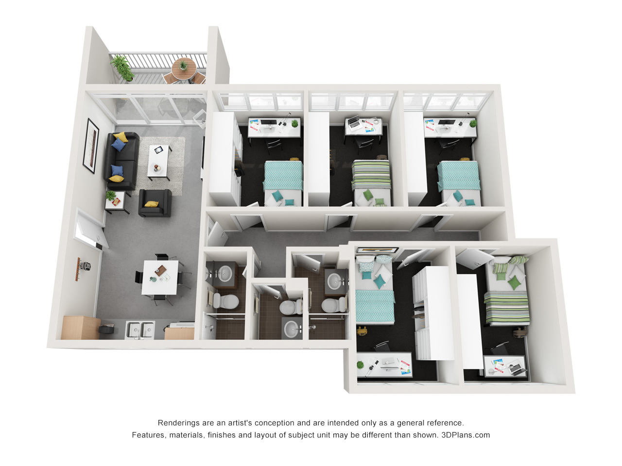 Griffith Gold Coast 5 Bedroom A floorplan2022